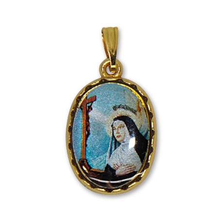 Médaille de Sainte Rita ovale