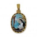 Médaille de Sainte Rita ovale