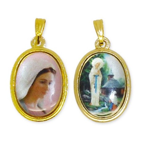 Médaille avec Ange rectangulaire 