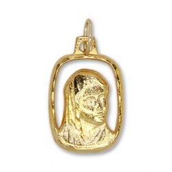 Médaille de la Vierge Marie dorée 18 mm
