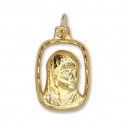 Médaille de la Vierge Marie dorée 18 mm