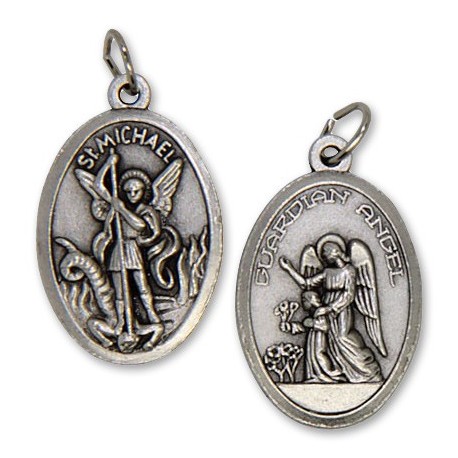 Médaille avec Ange rectangulaire 