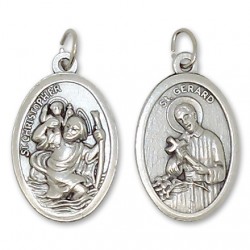 Médaille de Saint Christophe et Saint Gerard