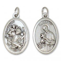 Médaille de Saint Christophe et Saint Gerard