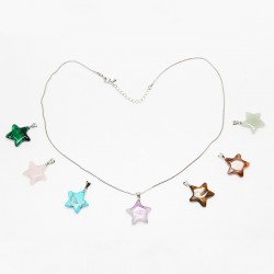 Pierres de Santé - 7 pièces et chaîne - Etoiles