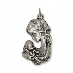 Médaille de la Vierge Marie à l'enfant 30 mm