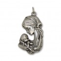 Médaille de la Vierge Marie à l'enfant 30 mm