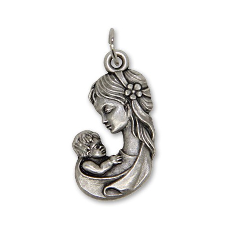 Médaille avec Ange rectangulaire 