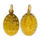 Médaille de la Vierge Miraculeuse dorée 17 mm