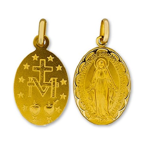 Médaille avec Ange rectangulaire 