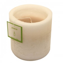 Bougies colorées dans la masse parfumée Jasmin