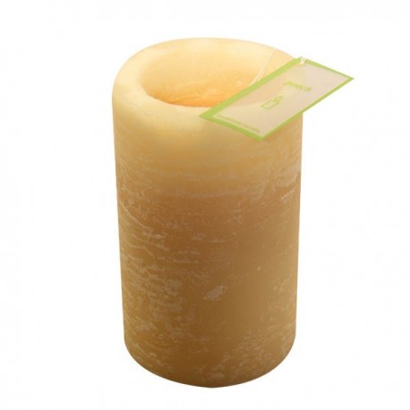 Bougies colorées dans la masse parfumée Pèche