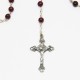 Chapelet en argent et pierre - Grenat