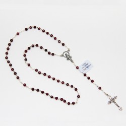 Chapelet en argent et pierre - Grenat