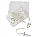 Rosary with box and medal - Communion