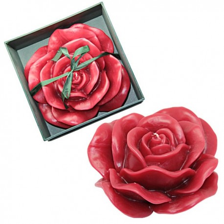 Bougies colorées dans la masse parfumée Pèche