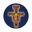 Stickers - 45mm - Blue Cross - 24 pieces board