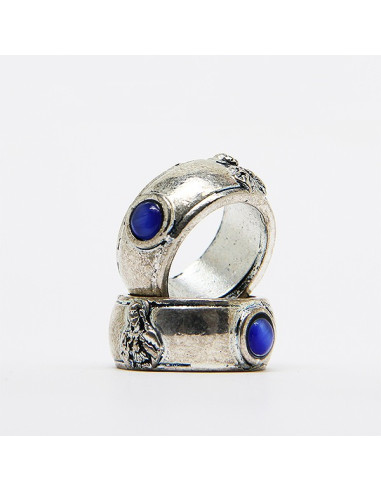 Bague dizaine Sainte Rita métal argenté
