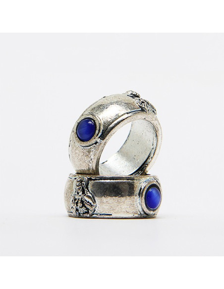 Bague dizaine Sainte Rita métal argenté