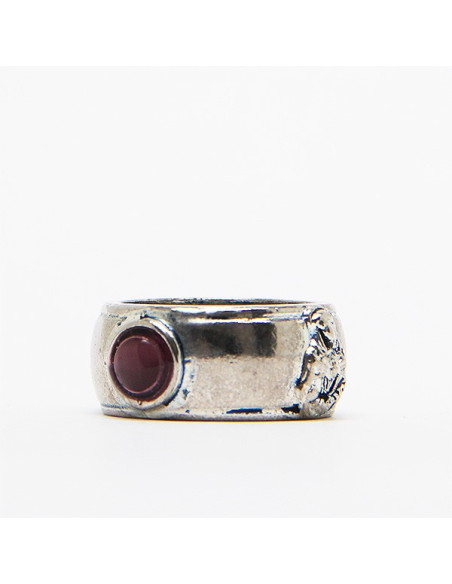 Bague dizaine métal argent  
