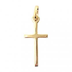 Gold plated cross - 18 mm