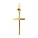 Gold plated cross - 18 mm