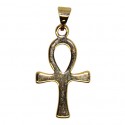 Croix Egyptienne plaqué or 25 mm