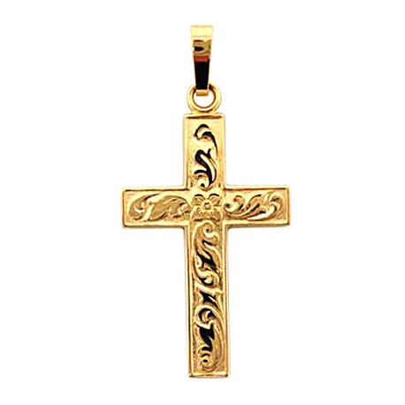 Croix Occintane plaqué or 11 mm