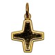 Croix plaqué or 16 mm