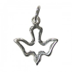 Pendentif Colombe le Saint Esprit 25 mm- Argent 925