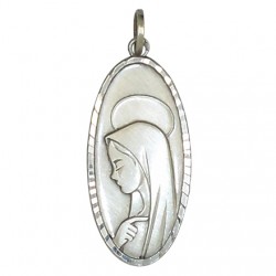 Médaille de la Vierge Marie 30 mm - Argent 925