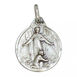 Médaille de Saint Raphael 14 mm - Argent 925