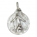 Médaille de Saint Raphael 14 mm - Argent 925