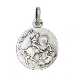 Médaille Saint Georges 18 mm - Argent 925