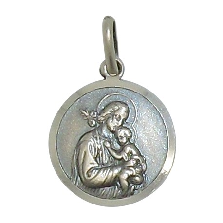 Médaille du Scapulaire 18 mm - Argent 925