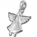 Pendentif ange avec coeur en argent 925