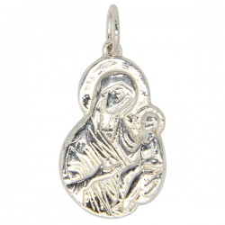 Pendentif Vierge à l'Enfant - Argent 925