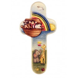 Houten kruis van Noah's Ark - 15 cm
