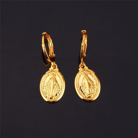 Boucles d'oreilles de la Vierge Miraculeuse 