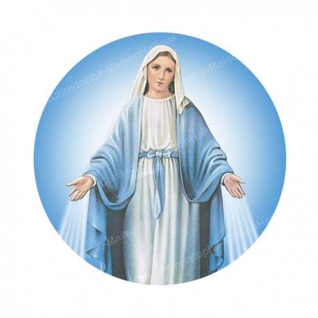 Autocollants ronds - 45mm - "Miraculeuse 1" - planche 24 pièces