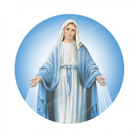 Autocollants ronds - 45mm - "Miraculeuse 1" - planche 24 pièces