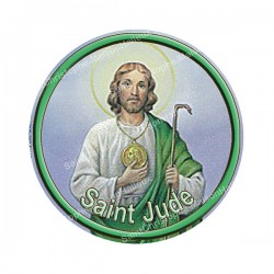 Autocollants ronds - 45mm - "Saint Jude" - planche 24 pièces