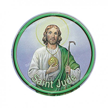 Autocollants ronds - 45 mm - "Croix bleue" - 120 pièces