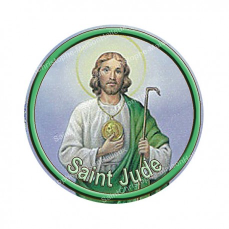 Autocollants ronds - 45 mm - "Croix bleue" - 120 pièces