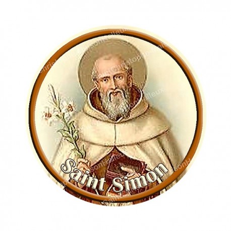 Autocollants ronds - 45 mm - "Croix bleue" - 120 pièces