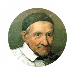 Autocollants ronds - 45mm - "Saint Vincent 1" - planche 24 pièces