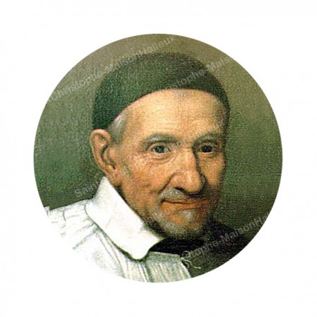 Autocollants ronds - 45 mm - "Croix bleue" - 120 pièces