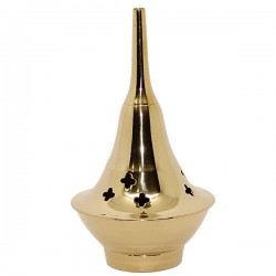 Spiked Koper wierookvat - 13 cm