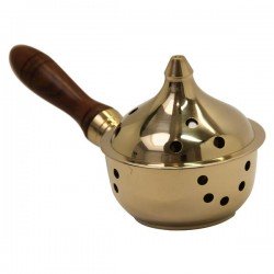 Censer in hand - gold - diameter 8 cm