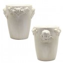 English Ceramic Angel and flowers Pot - 12 cm